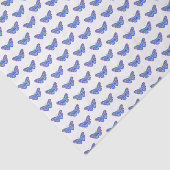 Paarse vlindertekening tissuepapier (Detail)