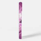 paarse vlindervectorkunst Case-Mate iPhone case (Achterkant / Rechts)