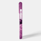 paarse vlindervectorkunst Case-Mate iPhone case (Achterkant / Links)