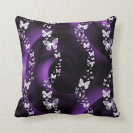 Paarse vlinderzwijn kussen