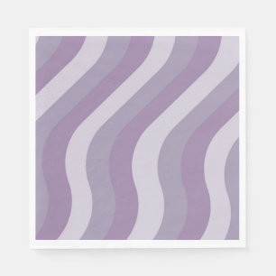 Paarse Vloeibare Draaiende Flow Groovy Streep Y2K Servet