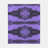 Paarse vlootsdeken. fleece deken (Voorkant)