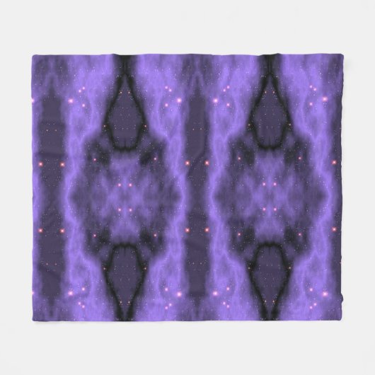 Paarse vlootsdeken. fleece deken (Voorkant (Horizontaal))