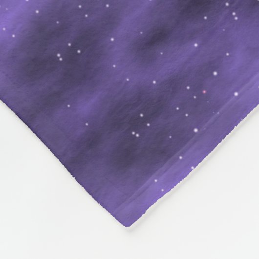 Paarse vlootsdeken. fleece deken (Hoek)