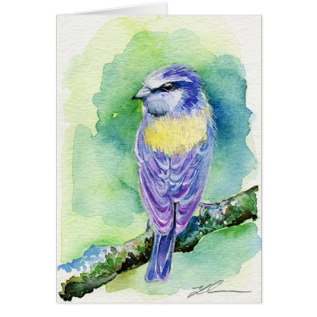 Paarse vogel (Voorkant)