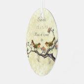 Paarse  vogelgriffier van Honor Ornamenten (Voorkant links)