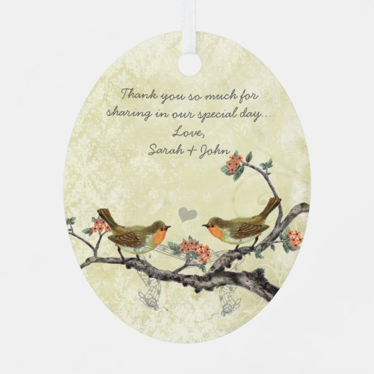 Paarse  vogelgriffier van Honor Ornamenten (Achterkant)