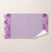 Paarse volken bad handdoek (Handdoek)