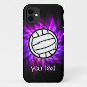 Paarse volleybal Case-Mate iPhone case (Achterkant)