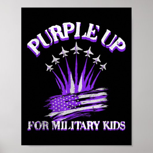 Paarse voor Kinder dag Amerikaanse kinderen Poster (Voorkant)