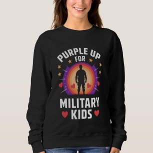 Paarse voor Kinder militaire steun Militair Kind Trui