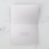 Paarse voorraad de keuken Vrijgezellenfeest Dank u Bedankkaart (Binnen)