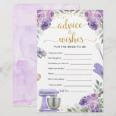 Paarse Voorraad voor het KeukenVrijgezellenfeest K (Voorkant / Achterkant)