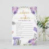 Paarse Voorraad voor het KeukenVrijgezellenfeest K (Staand voorkant)