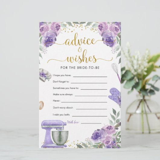 Paarse Voorraad voor het KeukenVrijgezellenfeest K (Staand voorkant)