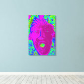 paarse voorruit canvas afdruk (Insitu (Houten vloer))