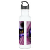 Paarse Vortex Guitar Grip Waterfles (Achterkant)