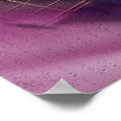 Paarse vortex - kunstdrukkunst poster (Hoek)