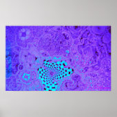 Paarse Vortex Maze Poster (Voorkant)