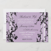 Paarse-Vow Renewal Ceremony Kaart (Achterkant)