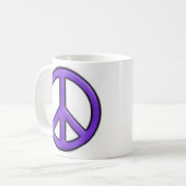 Paarse vredesMok Koffiemok (Voorkant links)