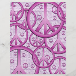 Paarse vredessignalen, scrapbook paper
