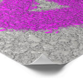 Paarse Vredesteken Poster (Hoek)