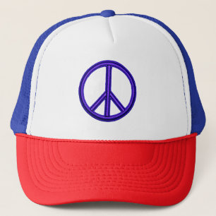 Paarse Vredesteken Trucker Hat Pet