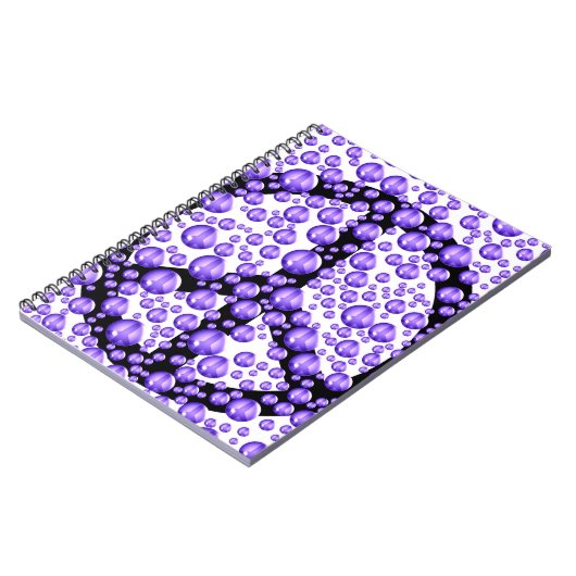 Paarse vredestroepen notitieboek (Linkerzijde)