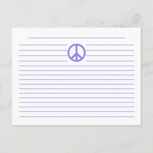 Paarse vredestroepen Ontvang kaarten (Achterkant)