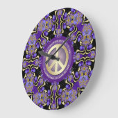 Paarse Vredesverklaring Mandala Grote Klok (Hoek)
