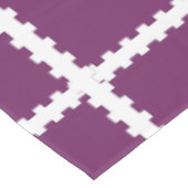 Paarse vreugde Evergreen Cones Wreath Tablecloth Tafelkleed (Gekanteld)