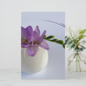 paarse vriesknoppen briefpapier (Staand voorkant)