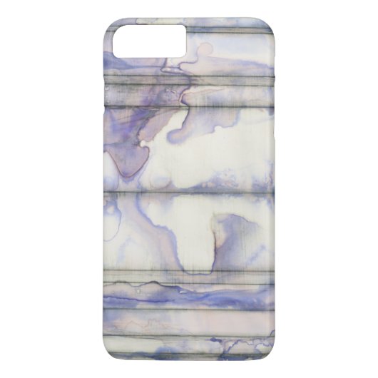 Paarse vrije expressie aquarel Case-Mate iPhone case (Achterkant)
