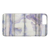 Paarse vrije expressie aquarel Case-Mate iPhone case (Achterkant (Horizontaal))
