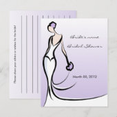 Paarse Vrijgezellenfeest Advice Kaarten (Voorkant / Achterkant)