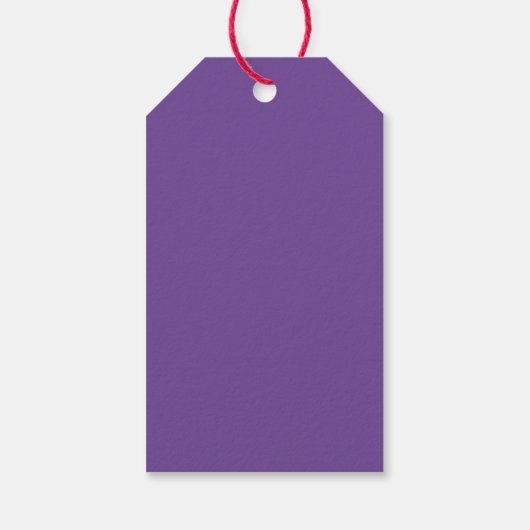 Paarse  Vrijgezellenfeesten Labels met Twine Cadeaulabel (Achterkant)