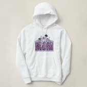 Paarse vrouw hoodie (Design voorkant)