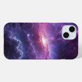 Paarse vulkaan Galaxy Art iPhone 15 Pro Max Hoesje (Achterkant (horizontaal))