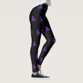 Paarse Vuur Eenhoorn Leggings (Rechts)