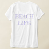 Paarse Vuurtoren Vneck Tshirt Licht Lavendel (Laag Achter)