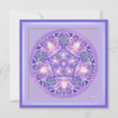 Paarse W1-blanco kaart (Voorkant)