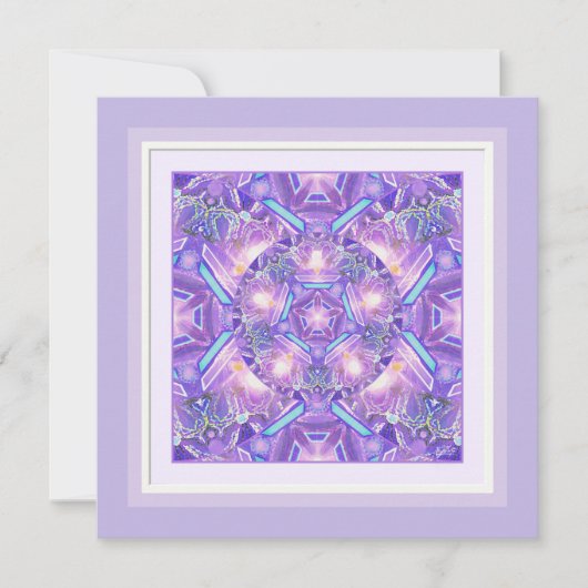 Paarse W1-blanco kaart (Voorkant)