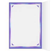 Paarse W1-blanco kaart (Binnen (Links))