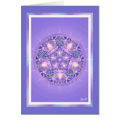 Paarse W1-blanco kaart (Voorkant)