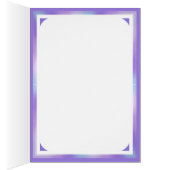 Paarse W1-blanco kaart (Binnen (Rechts))