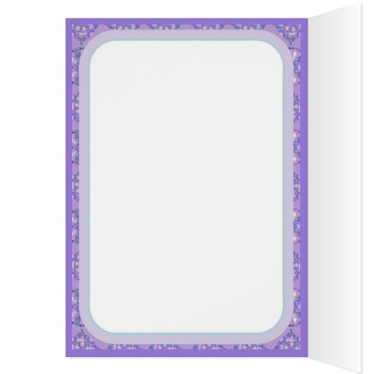 Paarse W1-verjaardagskaart (Binnen (Links))