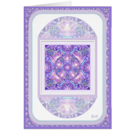 Paarse W1-verjaardagskaart