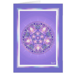 Paarse W1-verjaardagskaart