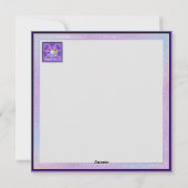 Paarse W2-blanco kaart (Achterkant)